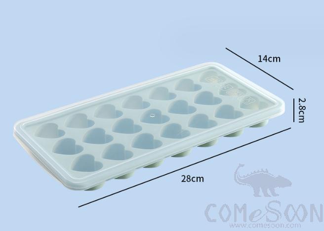 Heart Shaped Ice Mould 28*14*2.8cm Blue