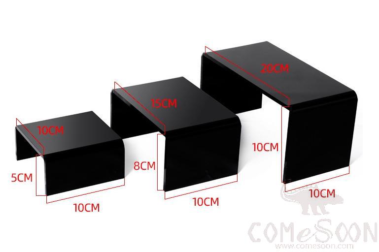 Acrylic Rack ,Black, L10*W10*H5cm