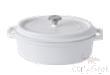 Oval Pot, White, D27*W21*H10cm