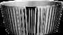 Roman Vertical Snack Bowl, 201/430 SS + Aluminum + 304 SS, Φ100xΦ80xH45mm