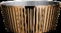 Rose Gold Roman Vertical Snack Bowl, 201/430 SS + Aluminum + 304 SS, Φ100xΦ80xH45mm