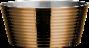 Rose Gold Diamond Horizontal Slant Snack Bowl, 201/430 SS + Aluminum + 304 SS, Φ100xΦ80xH45mm