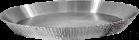 Roman Slant Seafood Plate, 201/430 SS + Aluminum + 304 SS, Φ300x30mm