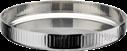 Roman Straight Food Plate, 201/430 SS + Aluminum + 304 SS, Φ280x35mm