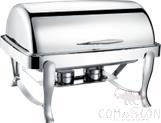 1/2 GN PAN Rectangular Stainless Steel Flip Top Chafing Dish, 9L, 630x430x430mm