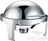 350mm PAN Round Stainless Steel Lidded Dining Chafing Dish, 6L, 477*468*448mm