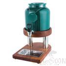Green Ceramic Milk Dispenser, 6.5L, 260x385x435mm