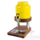 Yellow Ceramic Milk Dispenser, 6.5L, 260x385x435mm