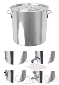 Stainless Steel Soup Bucket, 304 SS, Ø600xH600mm, Thickness 1.0mm