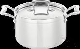 Precision Cast Twin Ear Tall Sauce Cooker Pot, 304 SS, Ø260×H150mm