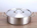 03 Straight Side Hot Pot ( Mother and Child ) + Single Bottom Steel Lid, 201 SS, Ø36cm