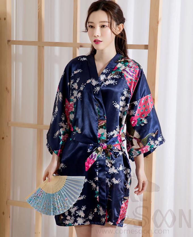 Bathrobe-Peacock