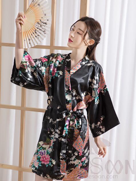 Bathrobe-Peacock