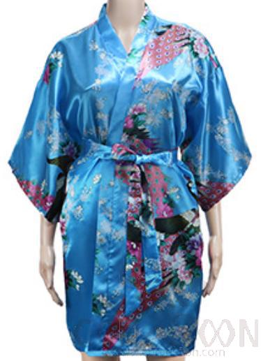 Bathrobe-Peacock