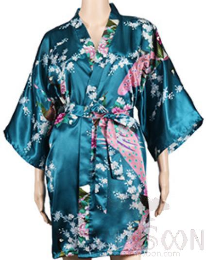 Bathrobe-Peacock