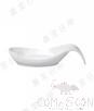 6.26&quot; Curved Bowl (For Use With D222, White, MF, 159*80*30mm