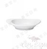 7.8&quot; Yuanbao Shaped Small Plate, White, MF, 197*116*46mm