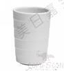 3&quot; Threaded Cup, White, MF, 74*74*93.3mm