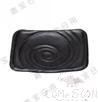 10&quot; Threaded Rectangular Plate (Frosted), Matte Black, MF, 253*198*33mm