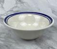 5&quot; Round Bowl, Spray Some White Blue Line Circle Flowers, MF, 127.3*46mm