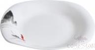 12&quot; Crimp Pan, White, MF, 305*252*40mm