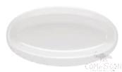 11&quot; Oval Plate, Porcelain White, MF, L280*W143*H34mm