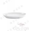 7.4&quot; Oval Disc, Porcelain White, MF, L187*W104*H31mm