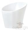 4.64&quot; Inclined Cup, Porcelain White, MF, L118*W117*H117mm