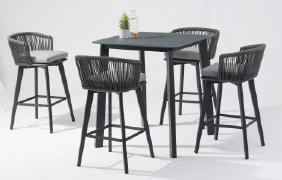 DIVA alum glass bar Set