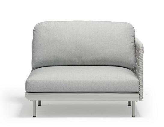 Club left-hand sofa chair       
