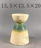 Porcelain Vase，L13.5*W13.5*H20cm