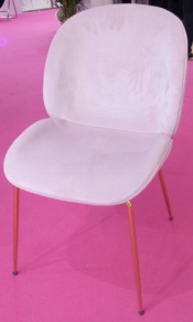 Chair, PP soft package seat board + electroplated iron legs
, L56*W47*H82*SH45cm