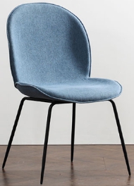Chair, PP soft package seat plate + sprayed iron legs
, L56*W47*H82*SH45cm