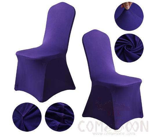 Chair Cover, Spandex, Dark Purple