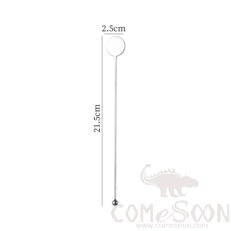 Stirring Rod，304 Stainless Steel，Silver，L21.5*W2.5cm