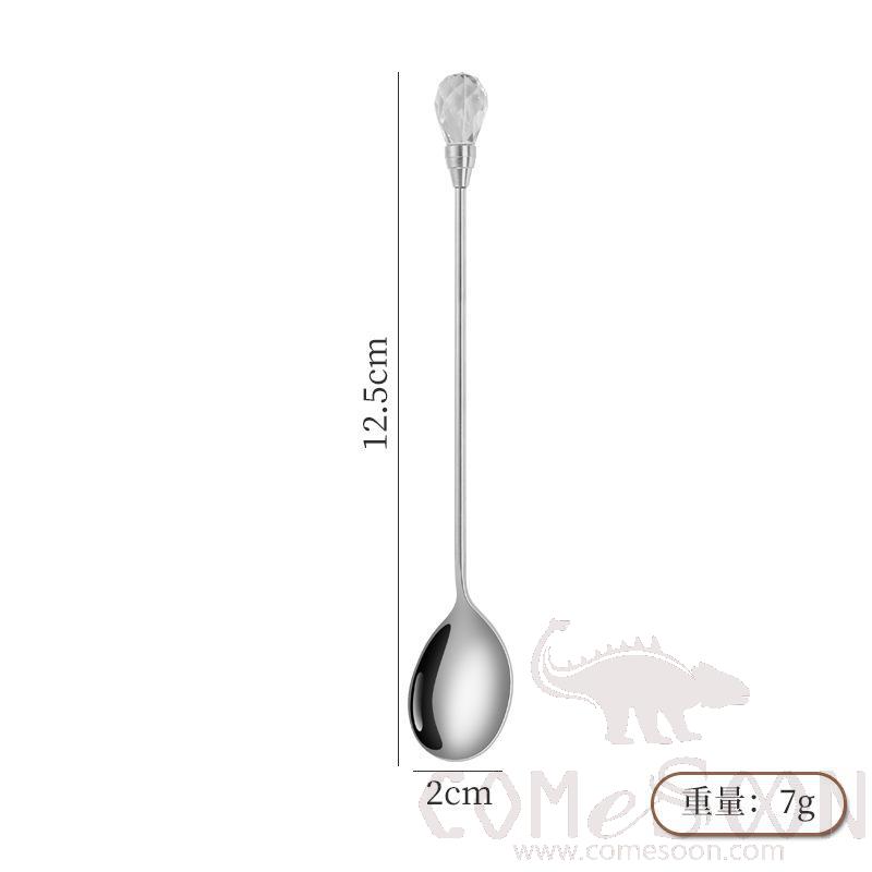 Coffee Spoon，304 Stainless Steel，L12.5*W2cm