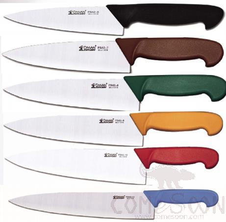 Oman Chef Knife 6 Inch, Black