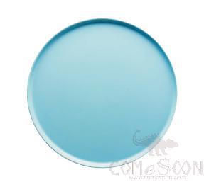 MF 13.62&quot; Melamine Blue Plate