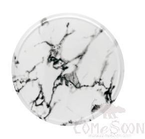 MA Round Marble Patterned Dining Tray, H21*D325mm