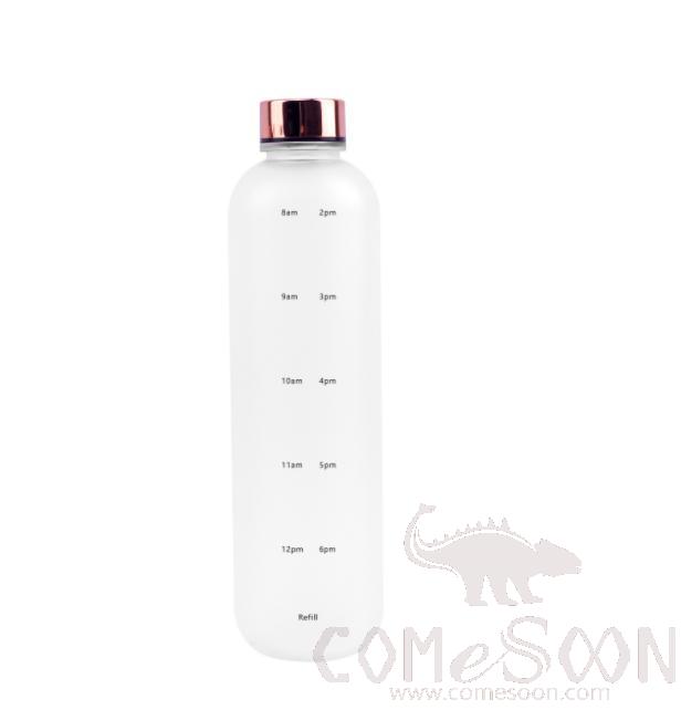 Palstic Water Bottle White, 1000ml