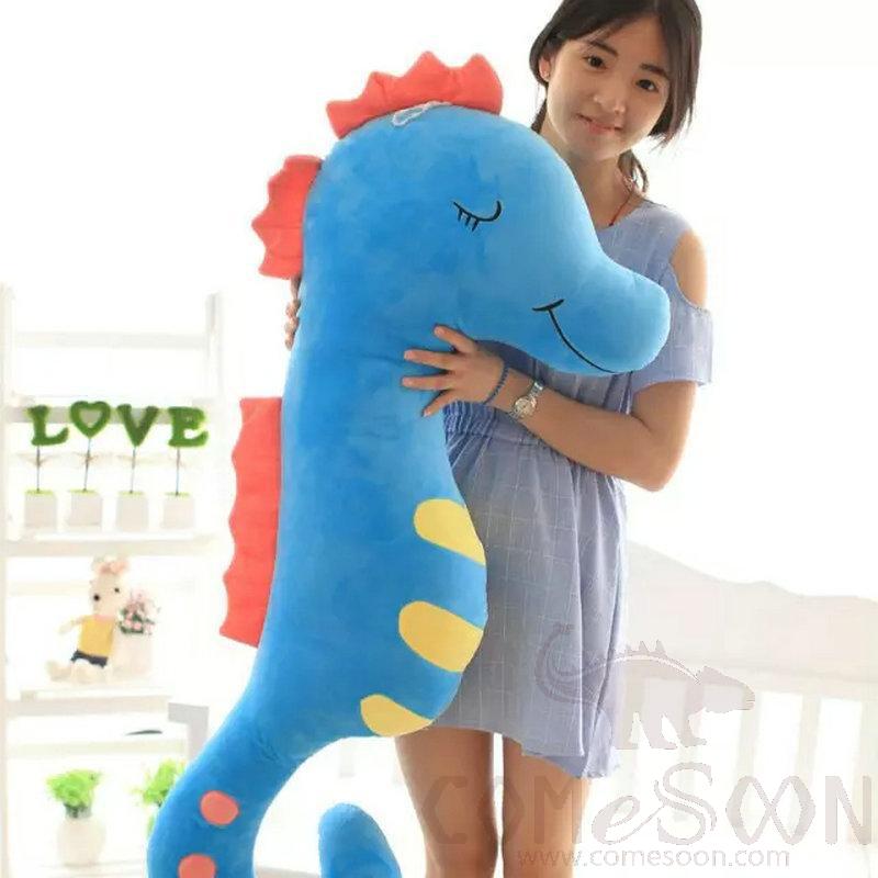 Seahorse Plush Doll，PP Cotton，L20cm