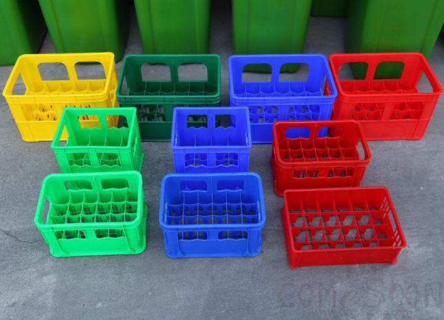 Red Carry Crate, 24 Grids, L425*W280*H245mm