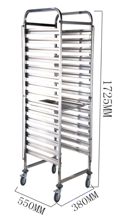 Z-Rack/Trolly To Store Ird Trays, 16 layers, L550*W380*H1730mm