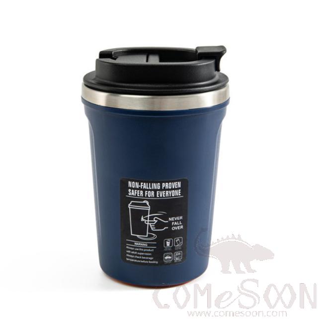 Double-layer Coffee Cup 380ml Blue