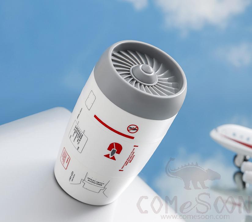 SS Aircraft Engine Cup 350ml White