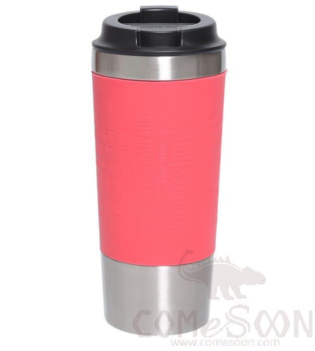 SS Straight Body Cup 450mL Red