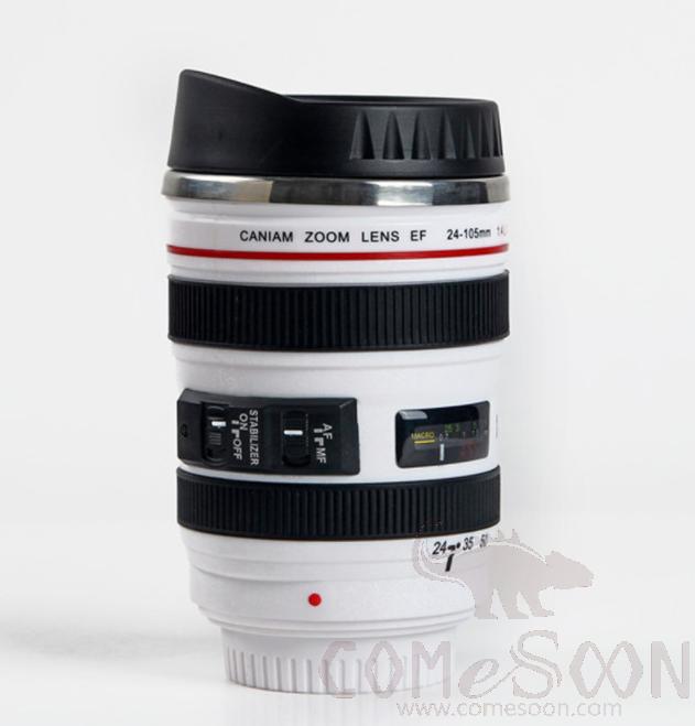 Fifth Generation Camera Lens Cup 400ml White