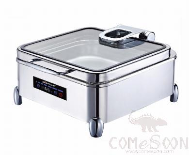 2/3 Square Hydraulic Chafing Dish W/ Digital Display and Temperature Control(Low Leg)