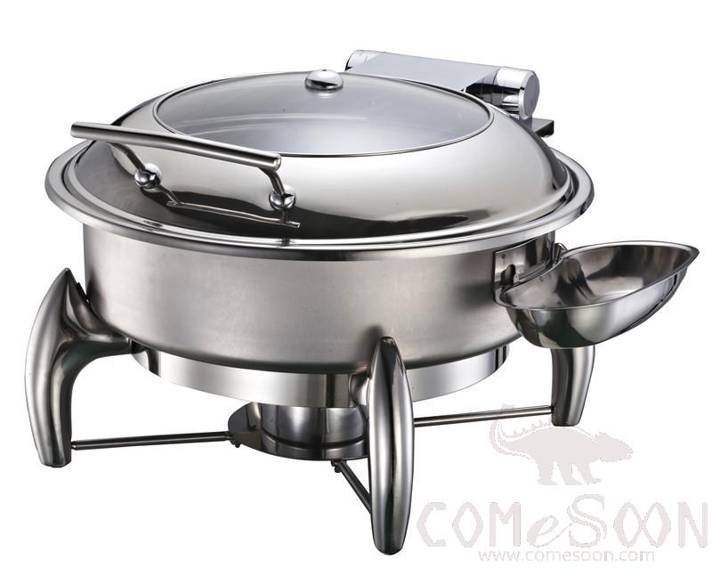 Round Visual Hydraulic Chafing Dish