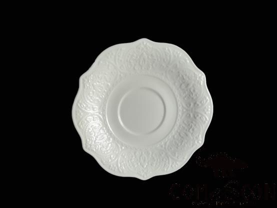Alice Series 6.5&quot; Lace Cup Dish, Ø16.3*H1.9 cm